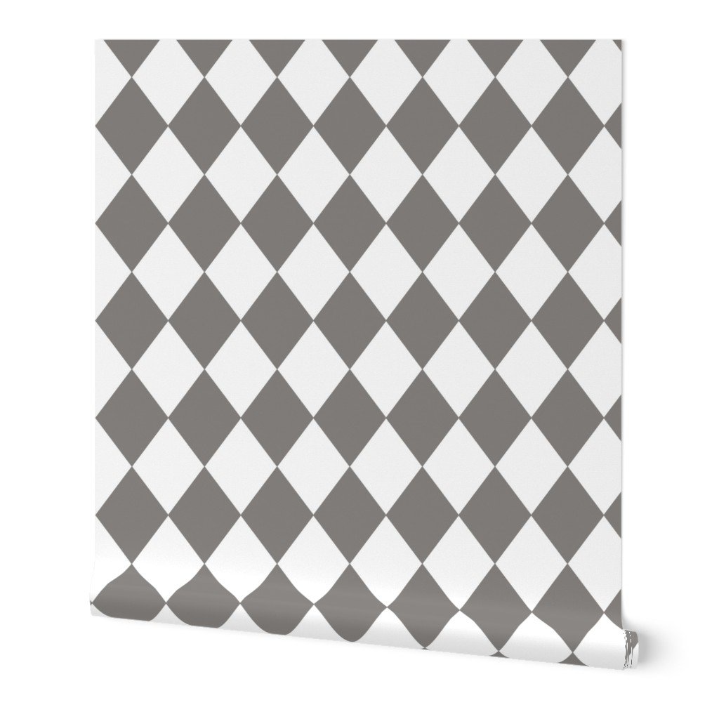 Frost Gray Modern Diamond Pattern Wallpaper Frost Gray Modern Diamond Pattern Wallpaper