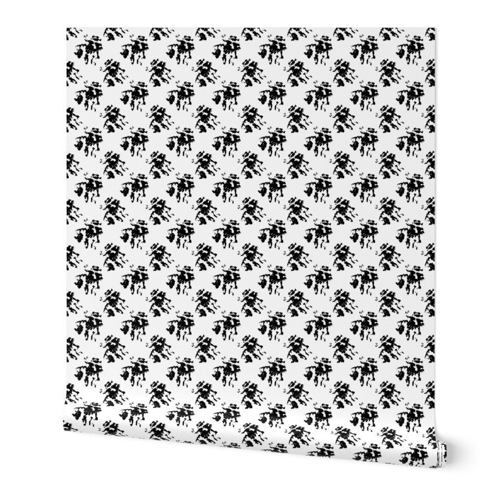 Black Ink Blotches on White Wallpaper Black Ink Blotches on White Wallpaper