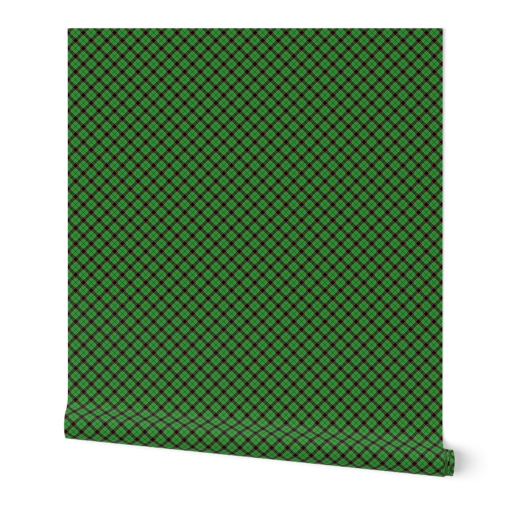 Christmas Holly Green and Red Diagonal Argyle Tartan with Crossed Red and White Lines Wallpaper Christmas Holly Green and Red Diagonal Argyle Tartan with Crossed Red and White Lines Wallpaper