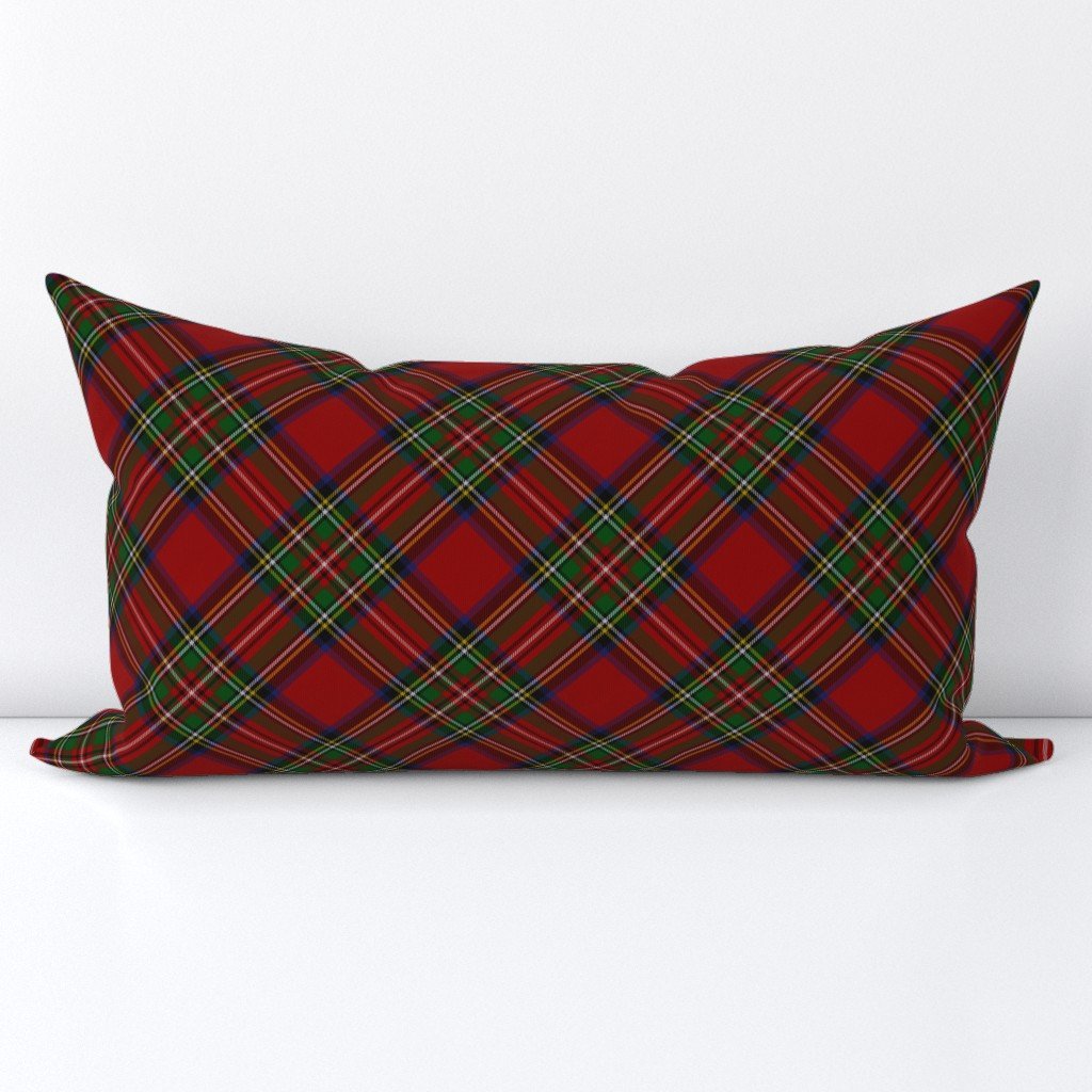 Royal Stewart Tartan Stuart Clan Plaid Tartan Lumbar Throw Pillow Royal Stewart Tartan Stuart Clan Plaid Tartan Lumbar Throw Pillow