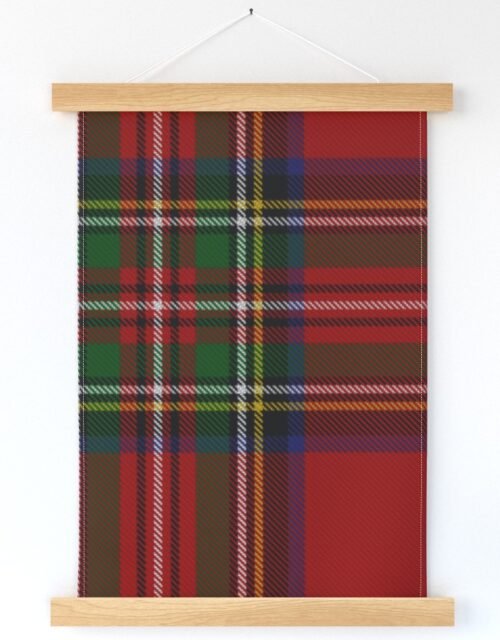 Royal Stewart Tartan Clan Plaid Wall Hanging