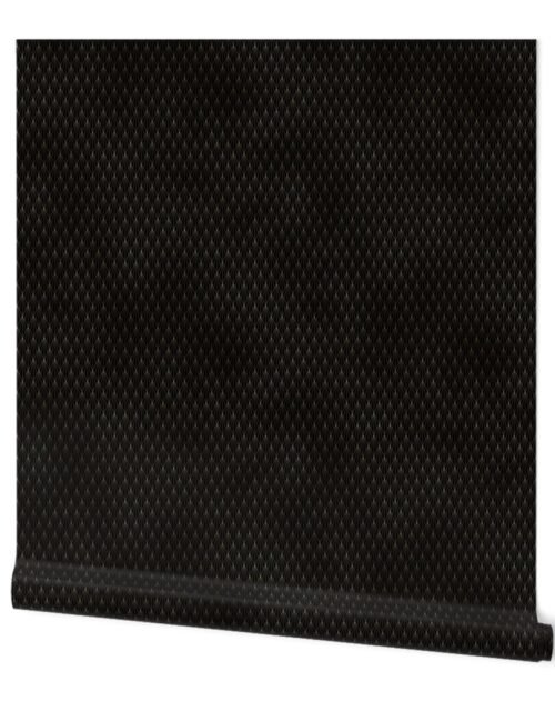 Small Black and Gold Foil Vintage Fan Art Deco Pattern Wallpaper