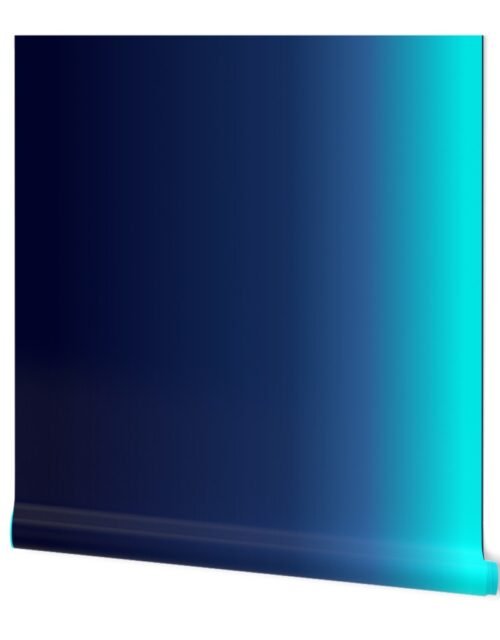 Custom - Deep Blue Sea Ombre Shade Wallpaper