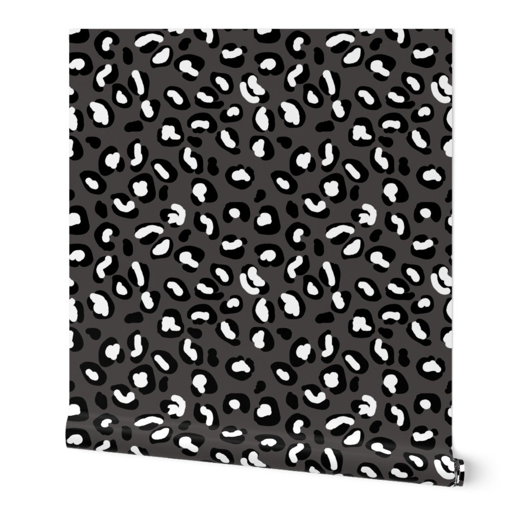 Leopard White Spots on Sludge Wallpaper Leopard White Spots on Sludge Wallpaper