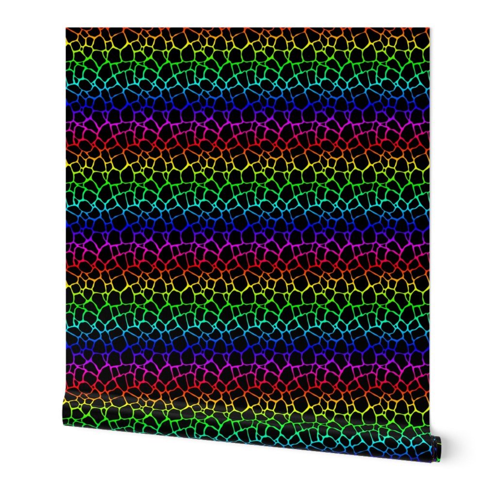 Pastel Rainbow Giraffe Hide Animal Print Wallpaper Pastel Rainbow Giraffe Hide Animal Print Wallpaper