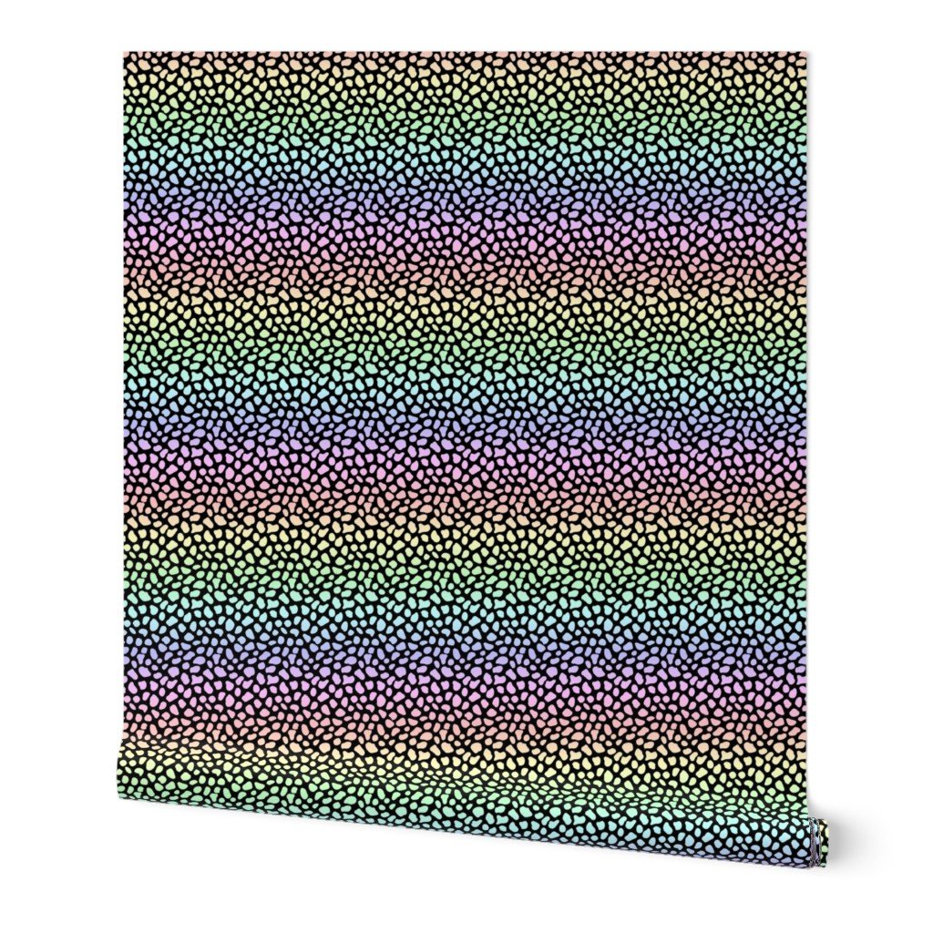 Pastel Rainbow Cheetah Animal Spots Print Wallpaper Pastel Rainbow Cheetah Animal Spots Print Wallpaper