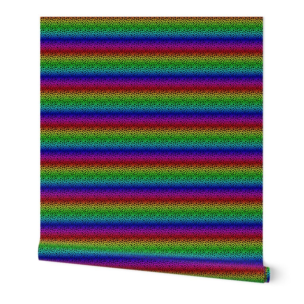 Small Neon Rainbow Cheetah Animal Spots Print Wallpaper Small Neon Rainbow Cheetah Animal Spots Print Wallpaper