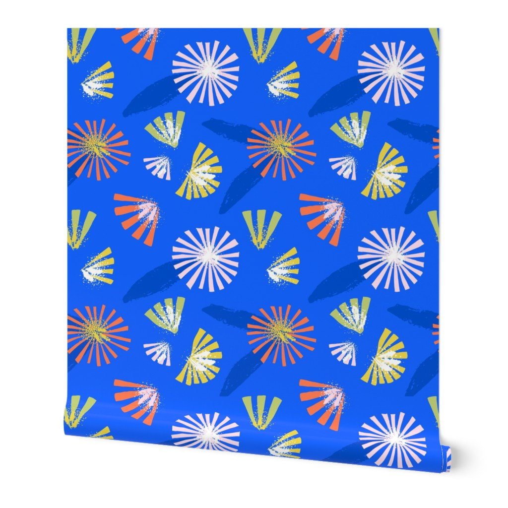 Tiny Blue Buds Abstract Seamless Repeat Pattern Wallpaper Tiny Blue Buds Abstract Seamless Repeat Pattern Wallpaper