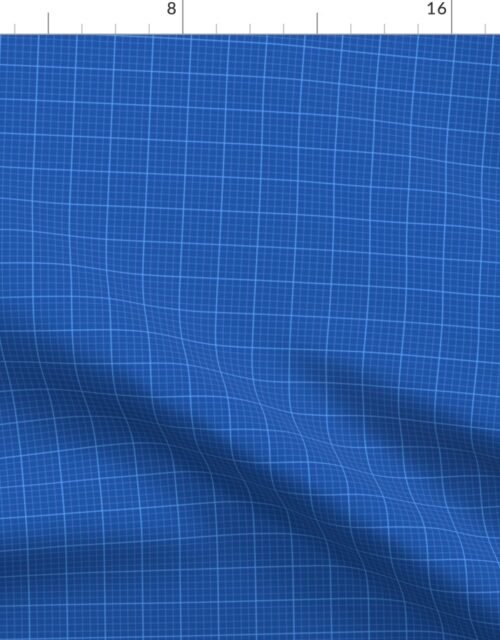 Architectural Blueprint Design Lined Grid Fabric