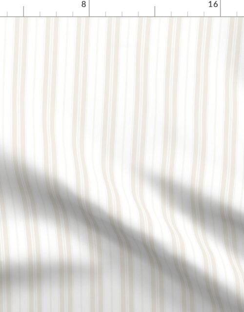Arctic Wolf and White Autumn Winter 2022 2023 Color Trend Mattress Ticking Fabric
