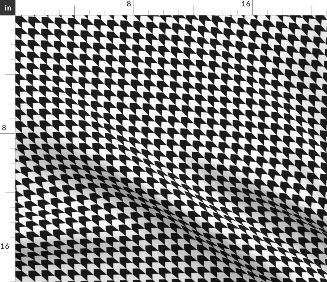Black and White Geometric Arrow Repeat Fabric Black and White Geometric Arrow Repeat Fabric