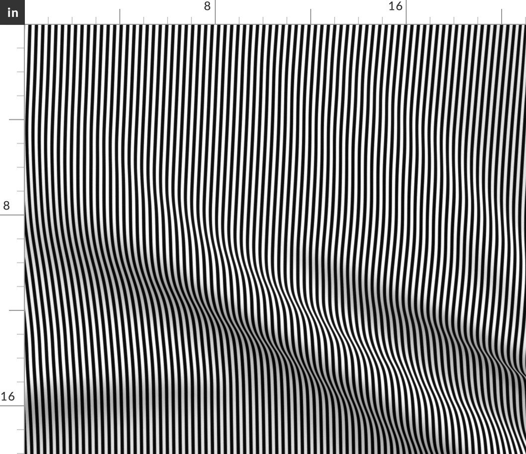 Black and White Narrow Vertical 1/8 inch Pencil Stripe Fabric Black and White Narrow Vertical 1/8 inch Pencil Stripe Fabric