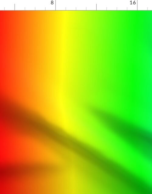Bright Neon Rainbow Ombre Shade Fabric