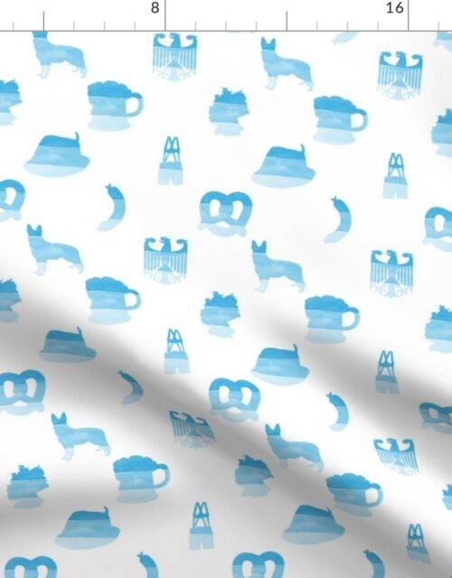 Cheers Oktoberfest Bavarian October Beer Festival Motifs Fabric