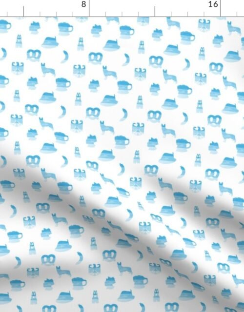 Cheers Small Oktoberfest Bavarian October Beer Festival Motifs Fabric