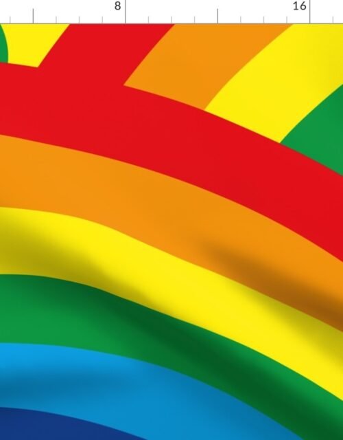 Childrens Colorful Bedroom Decor Endless Rainbows Fabric