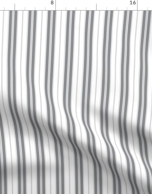 Chiseled Stone  and White Autumn Winter 2022 2023 Color Trend Mattress Ticking Fabric