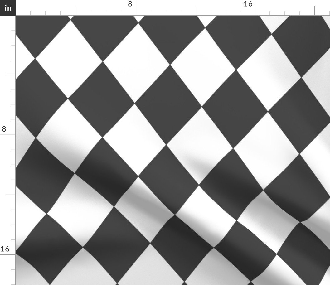 Cinder Grey Modern Diamond Pattern Fabric Cinder Grey Modern Diamond Pattern Fabric