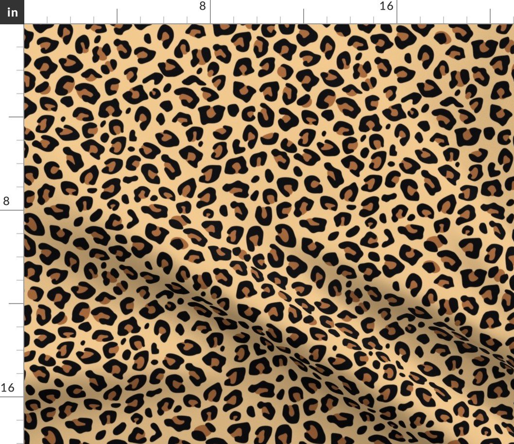 Classic Leopard Print Fabric Classic Leopard Print Fabric