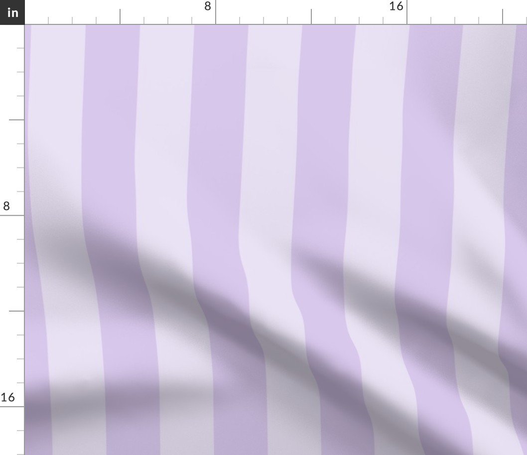 Color of the Year 2023 Digital Lavender and Tonal Lavender 2 Inch Cabana Stripes Fabric