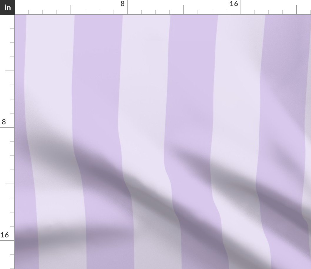 Color of the Year 2023 Digital Lavender and Tonal Lavender 3 Inch Cabana Stripes Fabric