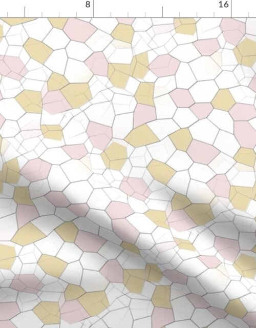 Crackled Glaze in Butter, Piglet and Eggshell Pottery Glazes Fabric