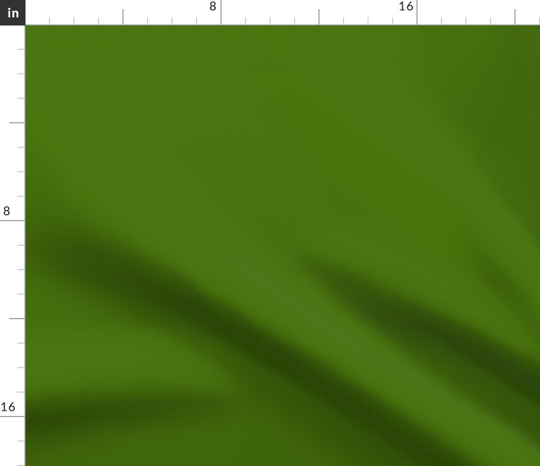 Dark Green - Tomato Solid Color Palette Fabric