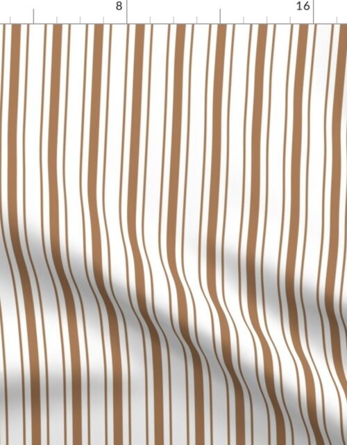 Earth and Cloud Jacobean Ticking Stripe Fabric