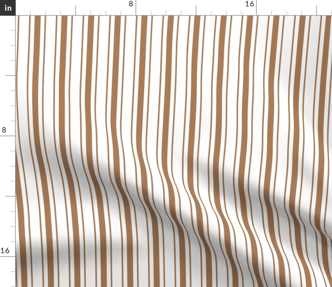 Earth and Cloud Jacobean Ticking Stripe Fabric Earth and Cloud Jacobean Ticking Stripe Fabric