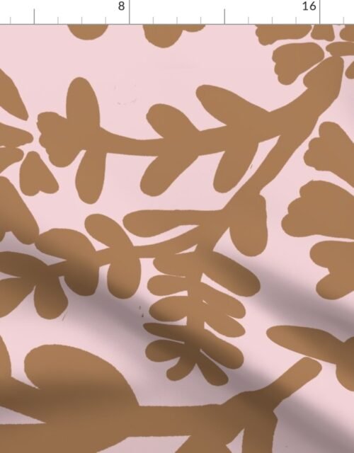 Earth on Dawn Jumbo Botanical Fabric