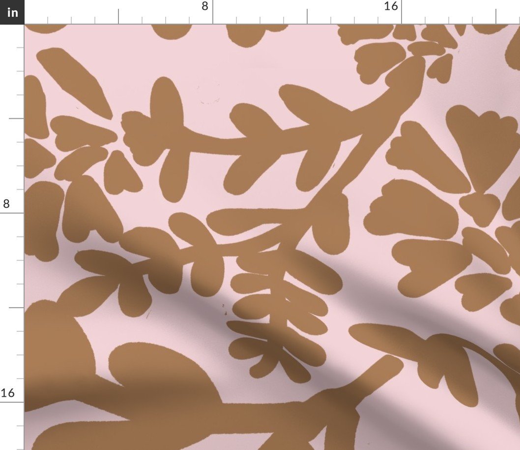 Earth on Dawn Jumbo Botanical Fabric Earth on Dawn Jumbo Botanical Fabric