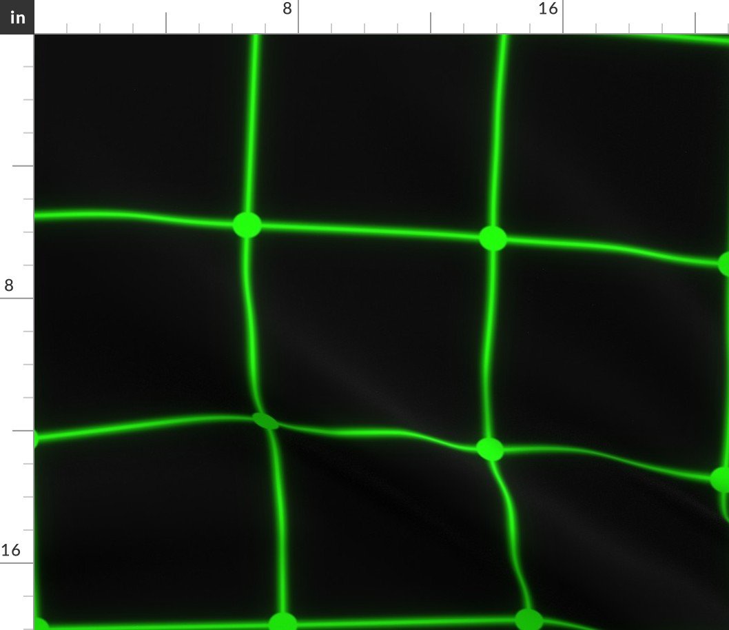 Find The Magic Black Dot  - Man Cave / Game Room Fabric