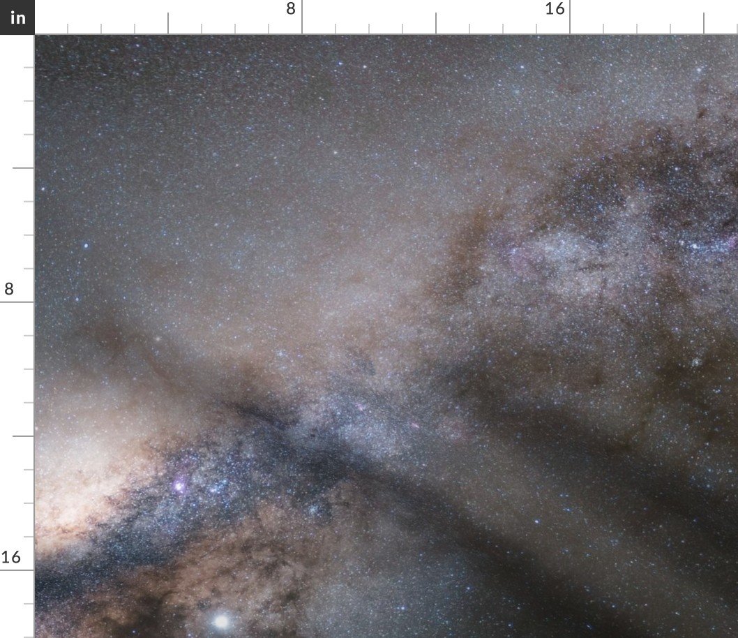 Galactic Core of the Milky Way With Rho-Ophiuchi Cloud Complex Fabric