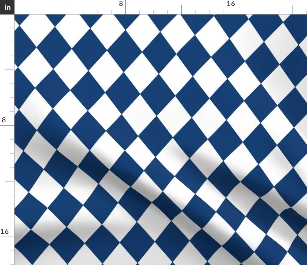 Galaxy Blue Small Modern Diamond Pattern Fabric Galaxy Blue Small Modern Diamond Pattern Fabric