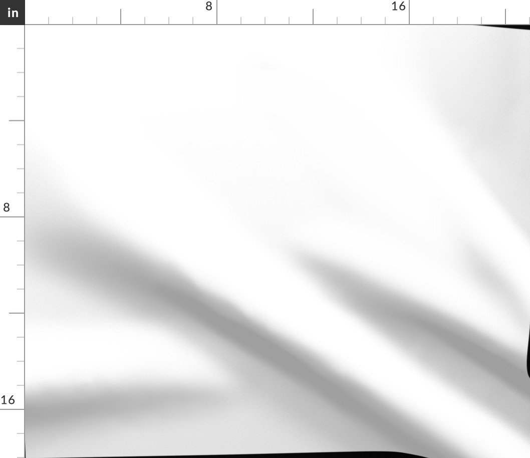 Gigantic Jumbo 20 inch Check - Black and White Checker Board Pattern Fabric