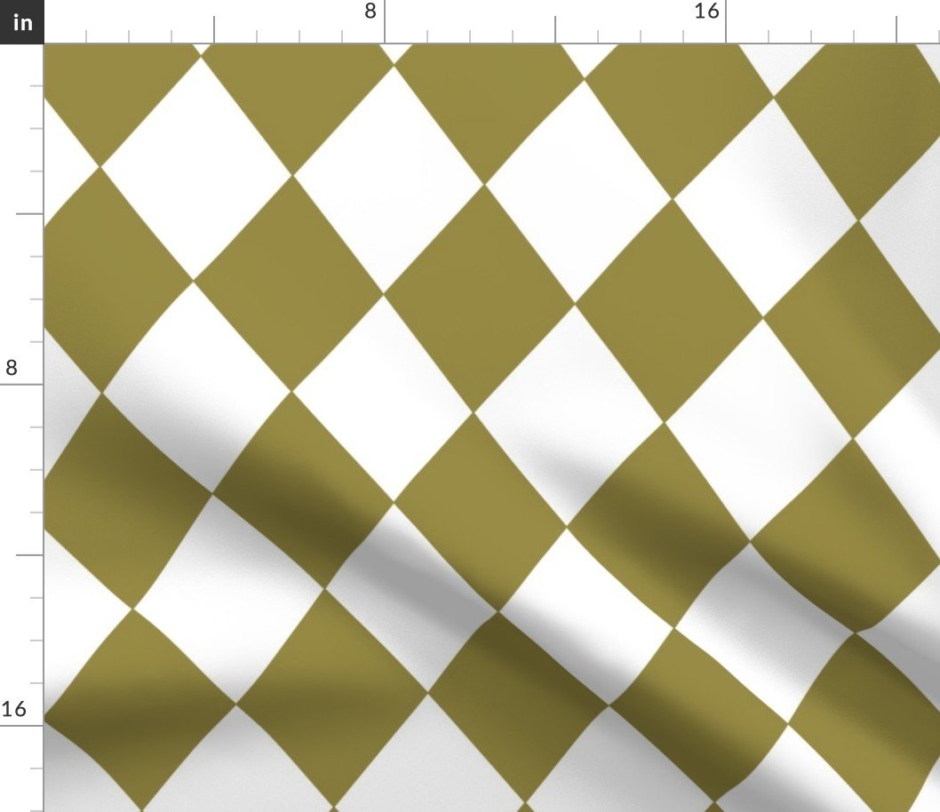 Green Olive Modern Diamond Pattern Fabric Green Olive Modern Diamond Pattern Fabric