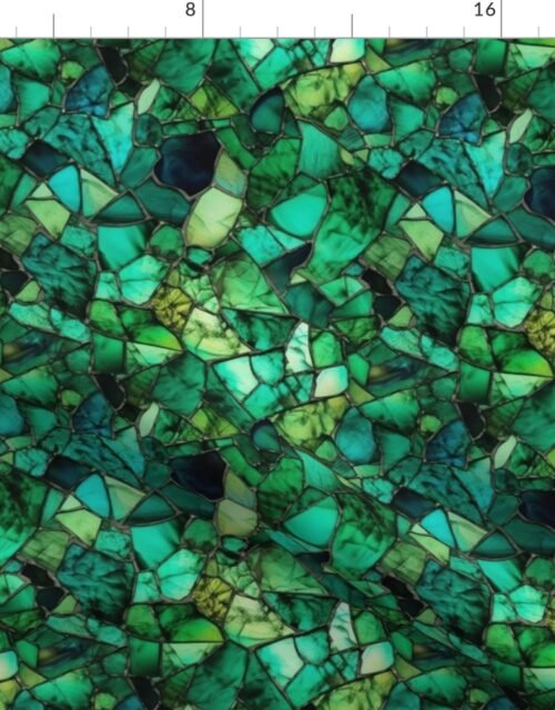 Green Seaglass 3 Fabric