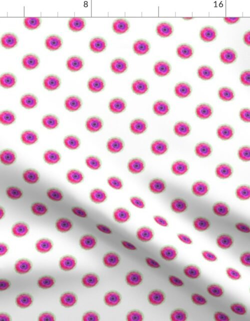 Green Tie-Dye with Neon Pink and Purple Fabric