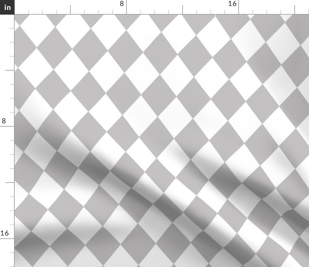 Grey Fog Small Modern Diamond Pattern Fabric Grey Fog Small Modern Diamond Pattern Fabric