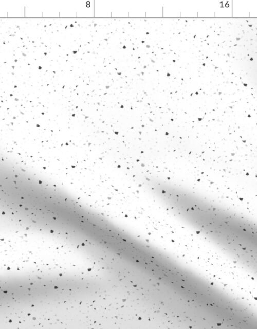 Grey Speckled Terrazzo Seamless Repeat Fabric