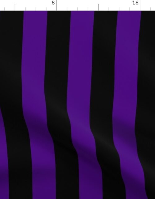 Indigo and Black Stripe  2 inch Fabric