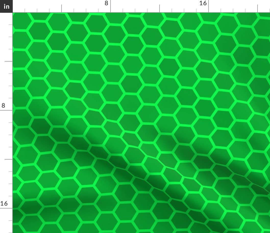 Large Bright Neon Green Honeycomb Hive Geometric Hexagonal Design Fabric Large Bright Neon Green Honeycomb Hive Geometric Hexagonal Design Fabric
