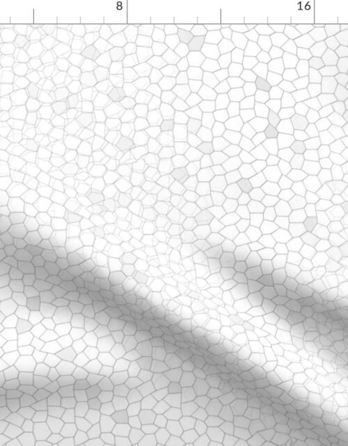 Large Craquelure Eggshell Pattern in Off-White with Cream Eggshell Accents Fabric