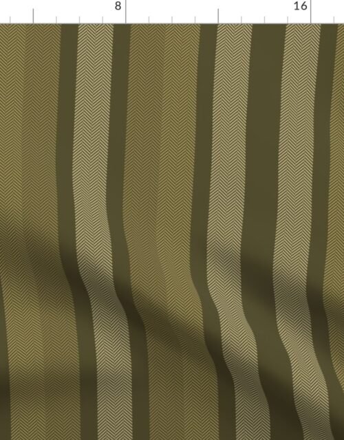 Large Moss Shades Modern Interior Design Stripe Fabric