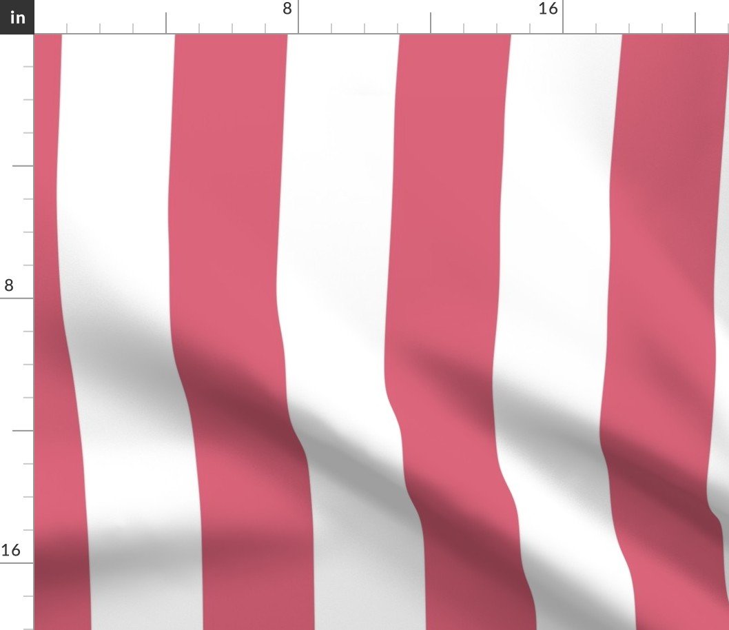 Large Nantucket Red and White Cabana Tent Stripes Fabric Large Nantucket Red and White Cabana Tent Stripes Fabric