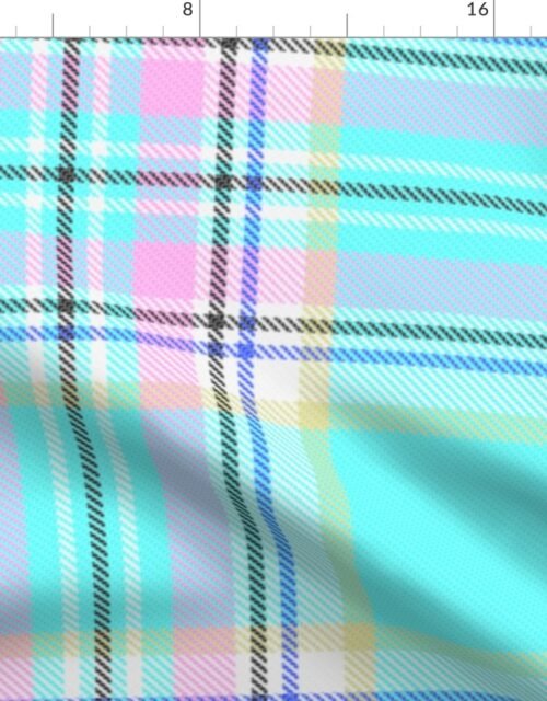 Large Royal Floridian Tartan Check Plaid Fabric