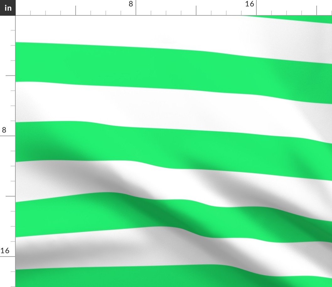 Lime Mojito Green Horizontal Tent Stripes Florida Colors of the Sunshine State Fabric Lime Mojito Green Horizontal Tent Stripes Florida Colors of the Sunshine State Fabric