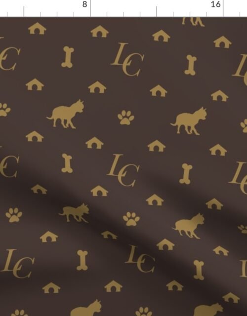 Louis Chihauhau Luxury Dog Attire Print Fabric