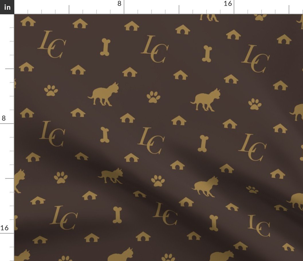 Louis Chihauhau Luxury Dog Attire Print Fabric Louis Chihauhau Luxury Dog Attire Print Fabric