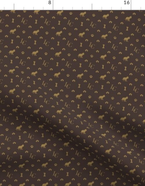 Louis Chihauhau Luxury Dog Attire Smaller Print Fabric